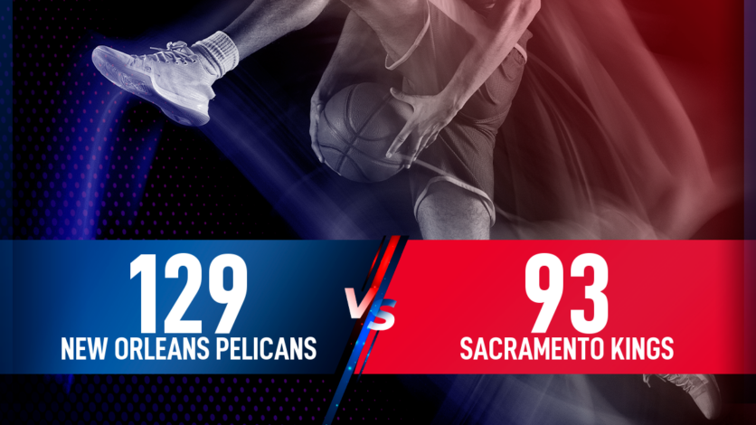sacramento kings vs new orleans pelicans match player stats