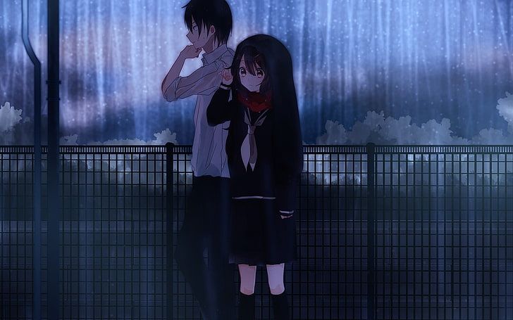 sad wallpaper boy and girl