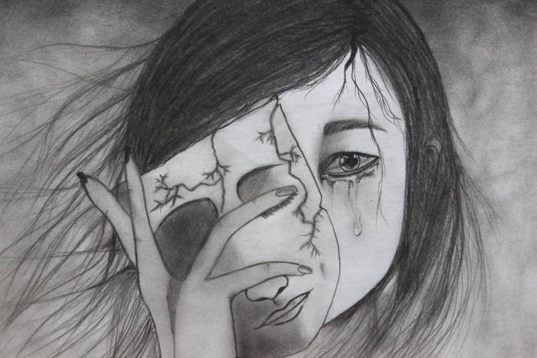 sadness drawings