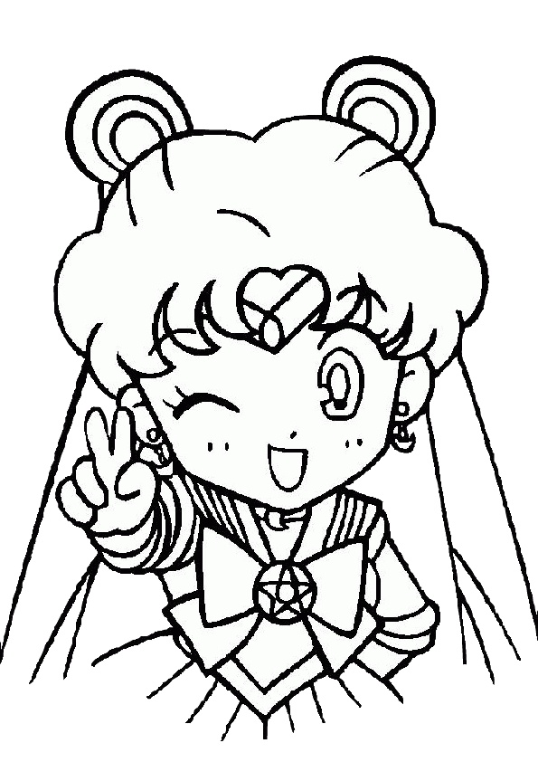 sailor moon coloring pages