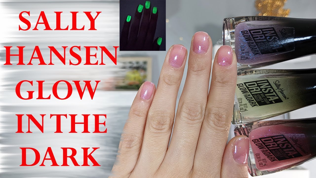 sally hansen glow in the dark nail polish