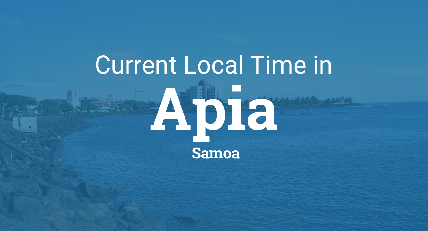 samoa time zone current time