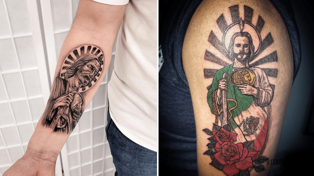 san judas tadeo tattoo