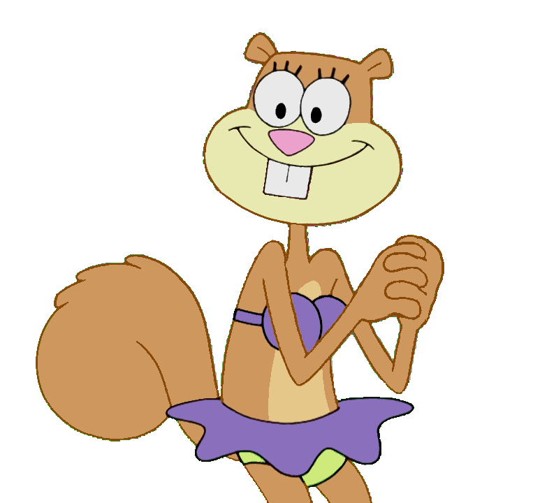 sandy cheeks transparent