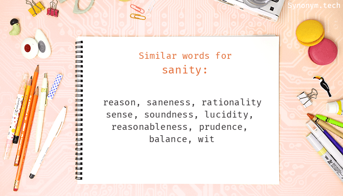 sanity thesaurus