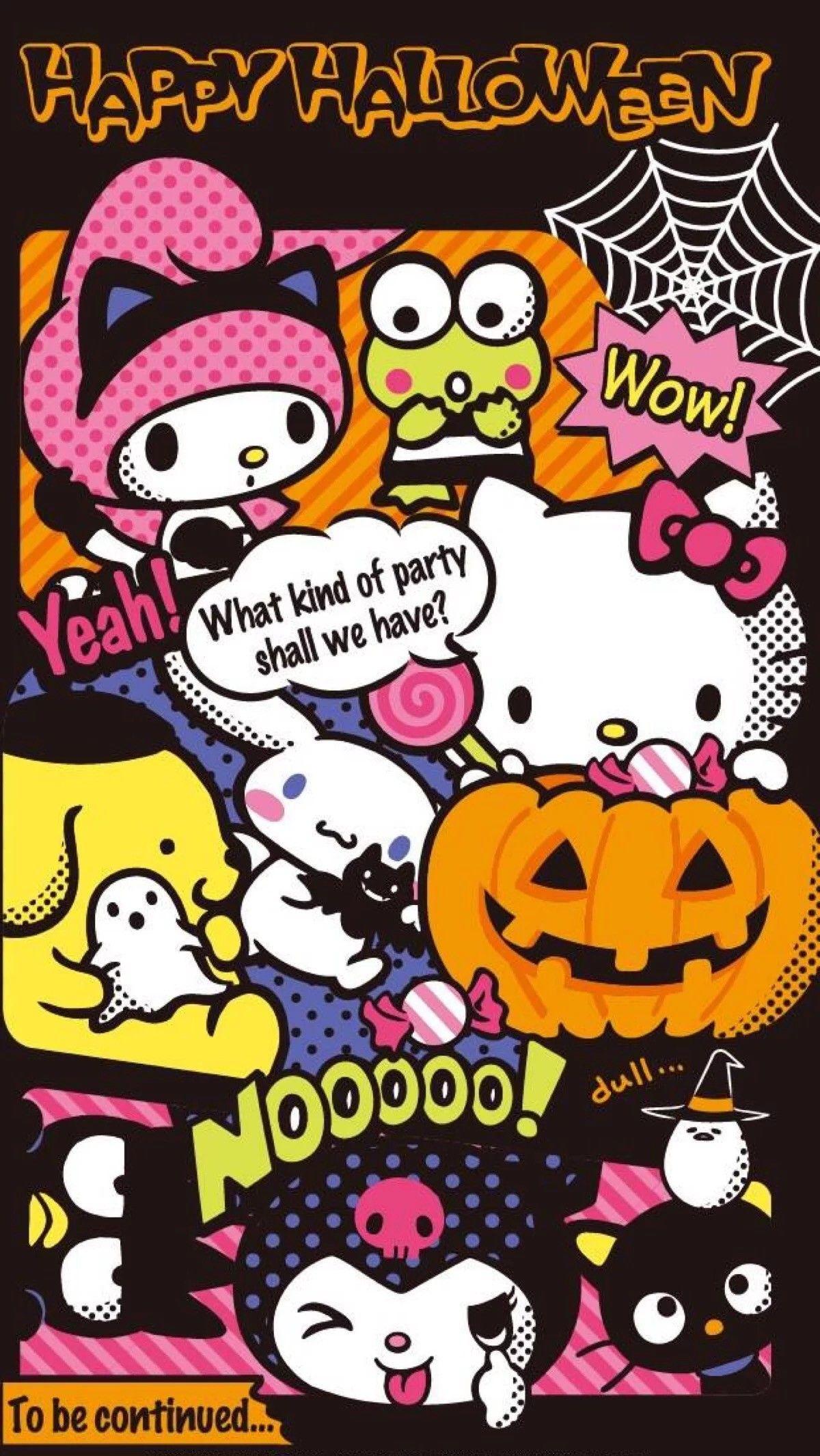 sanrio wallpaper halloween