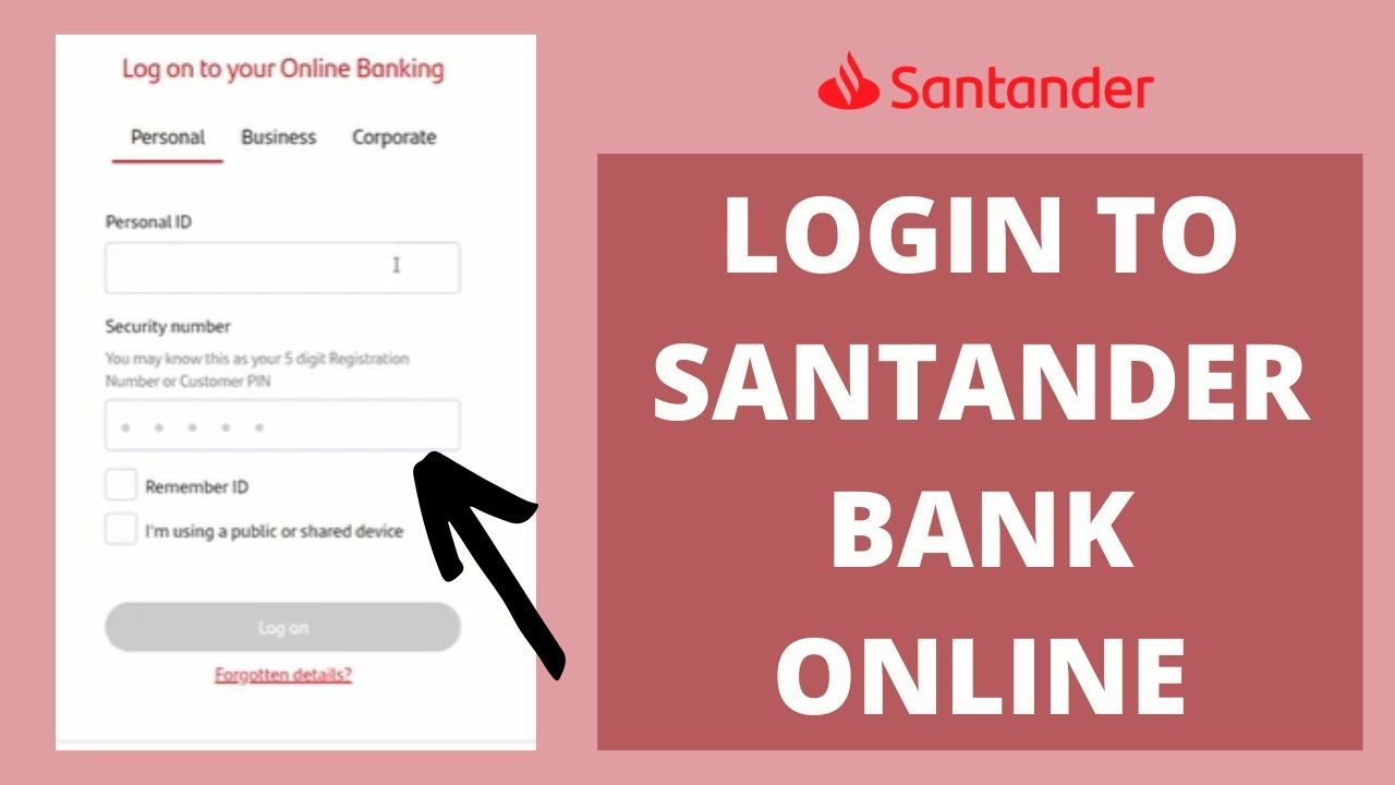 santander business banking log on