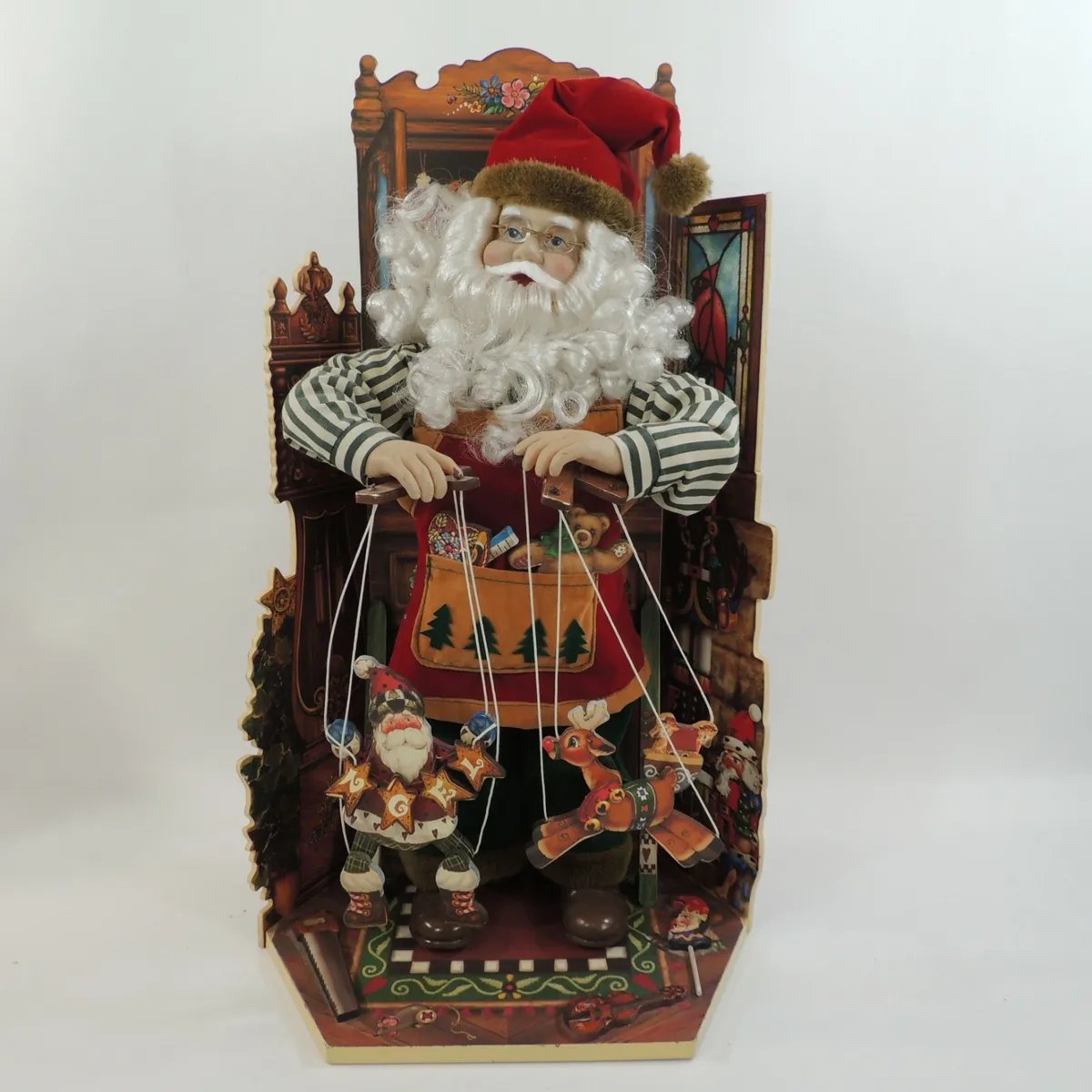 santas toy shop music box