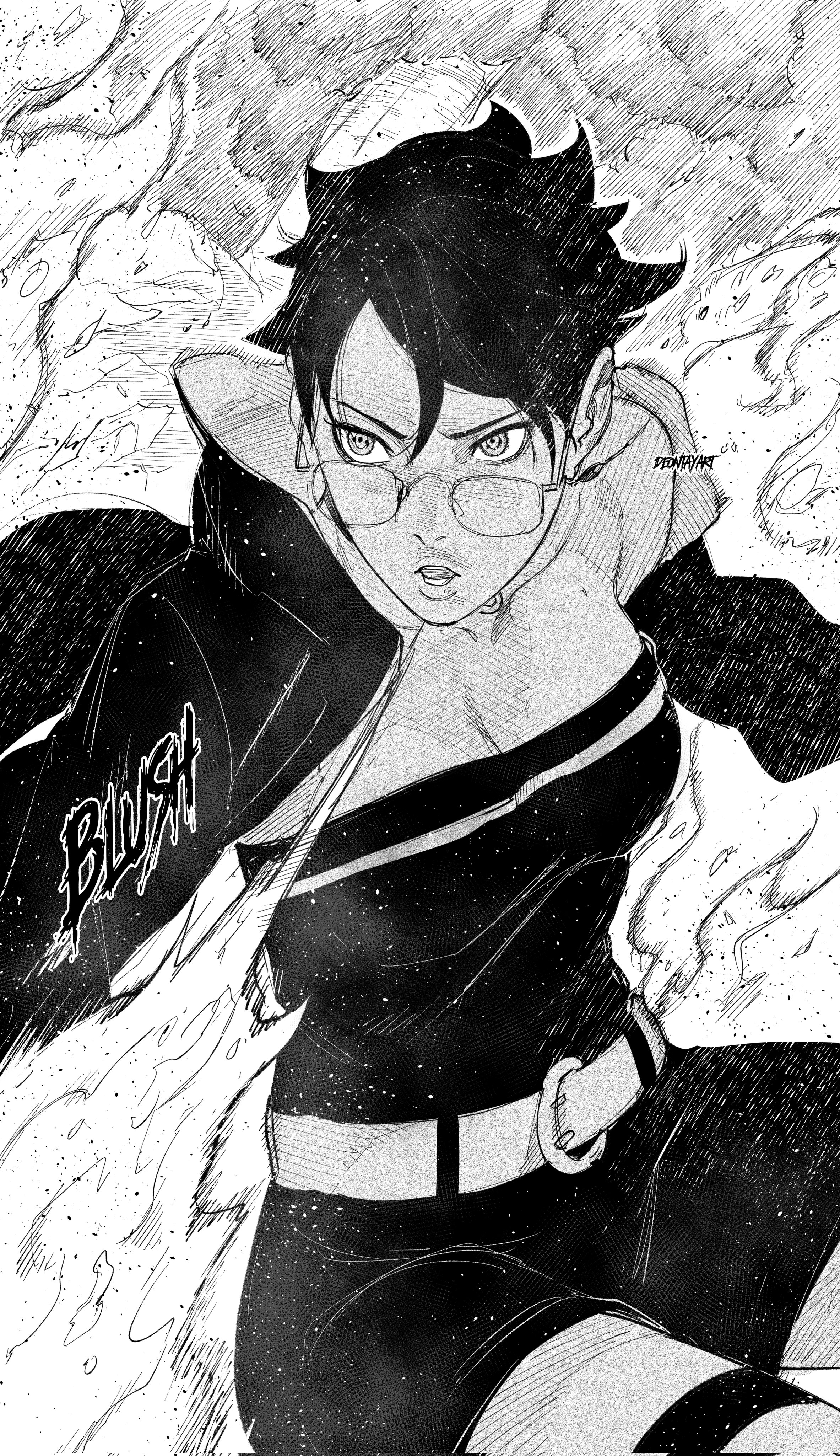 sarada uchiha manga