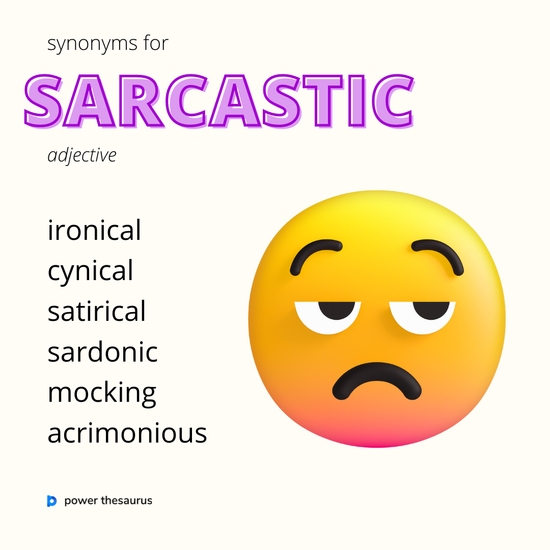 sarcasm synonym