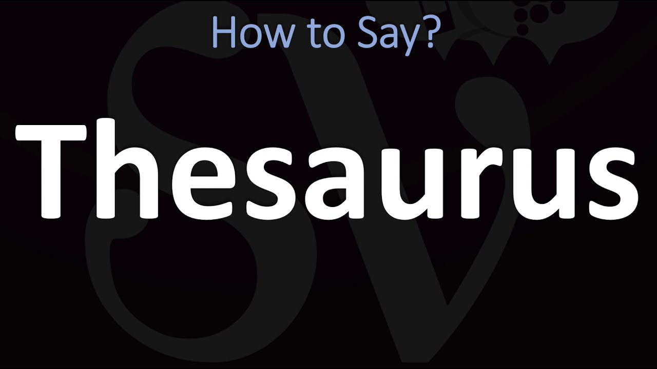 say thesaurus