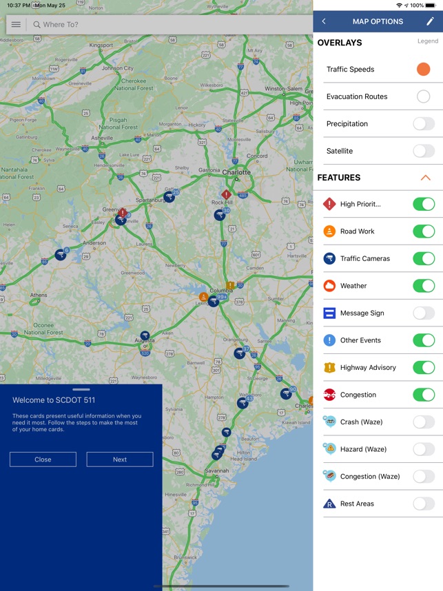 sc511 traffic