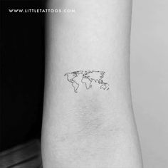 scratch map tattoo