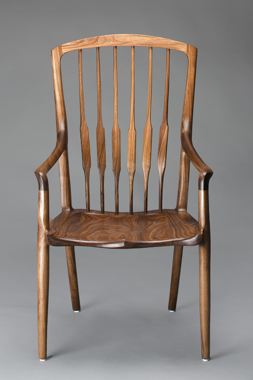 sculpted dining chair