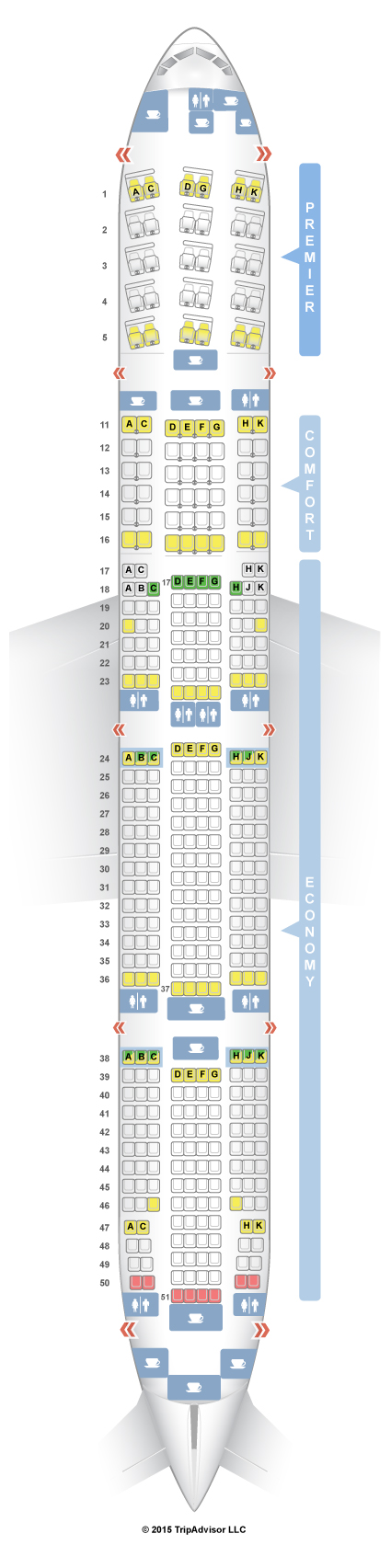 seat map on boeing 777-300er