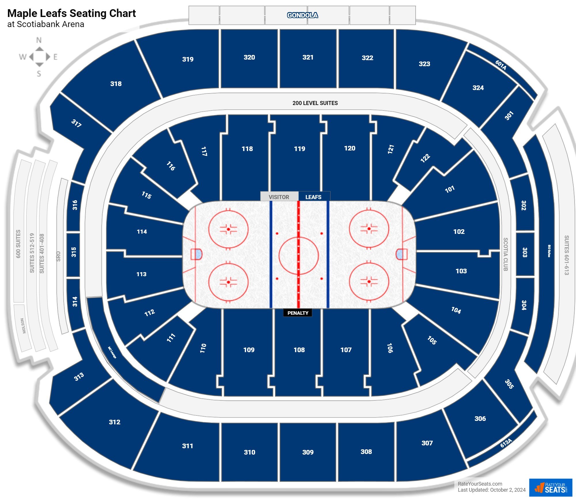 seat view scotiabank arena