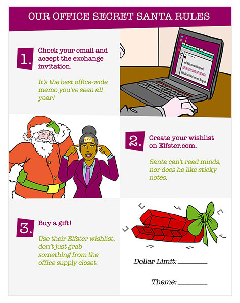 secret santa printable rules