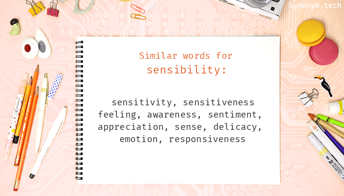 sensibility thesaurus