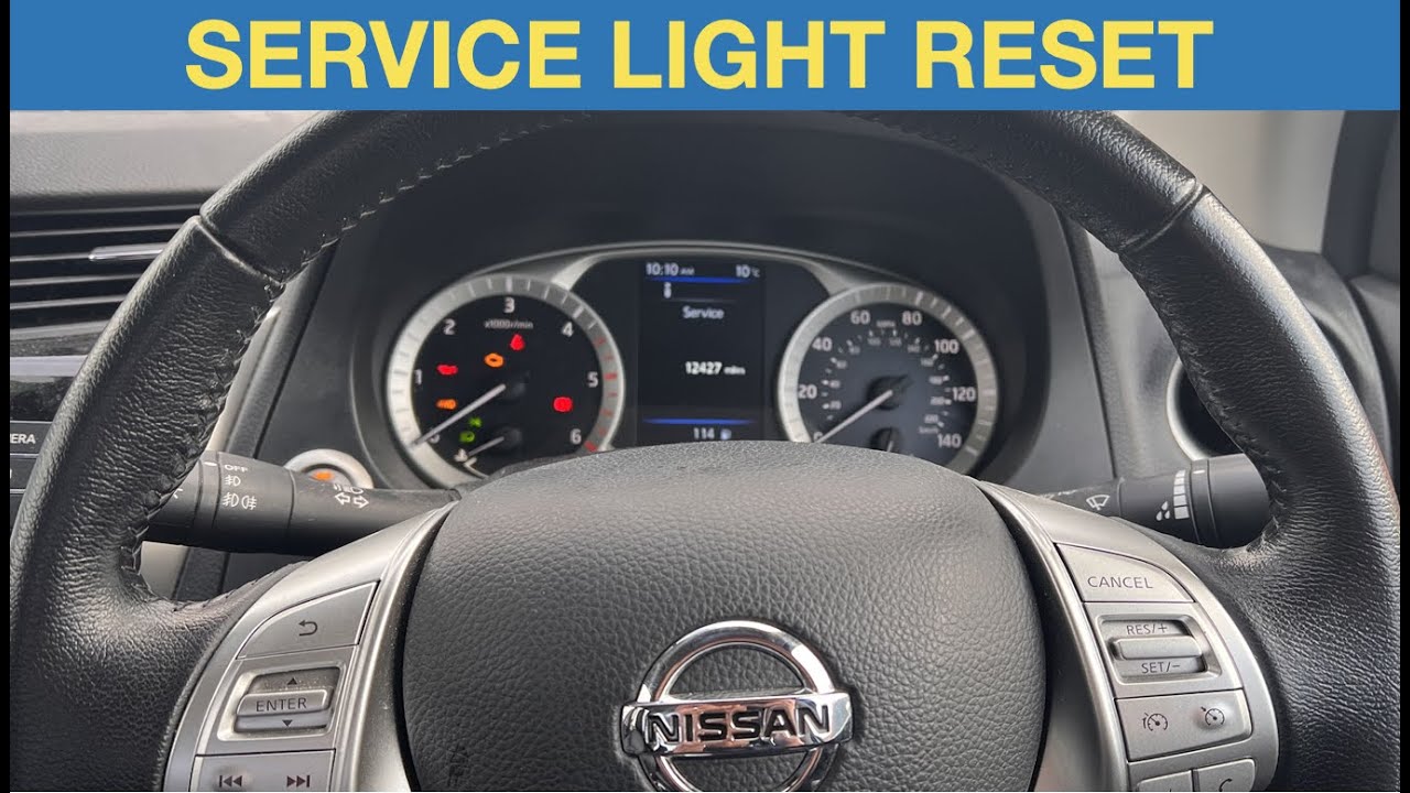 service reset nissan navara