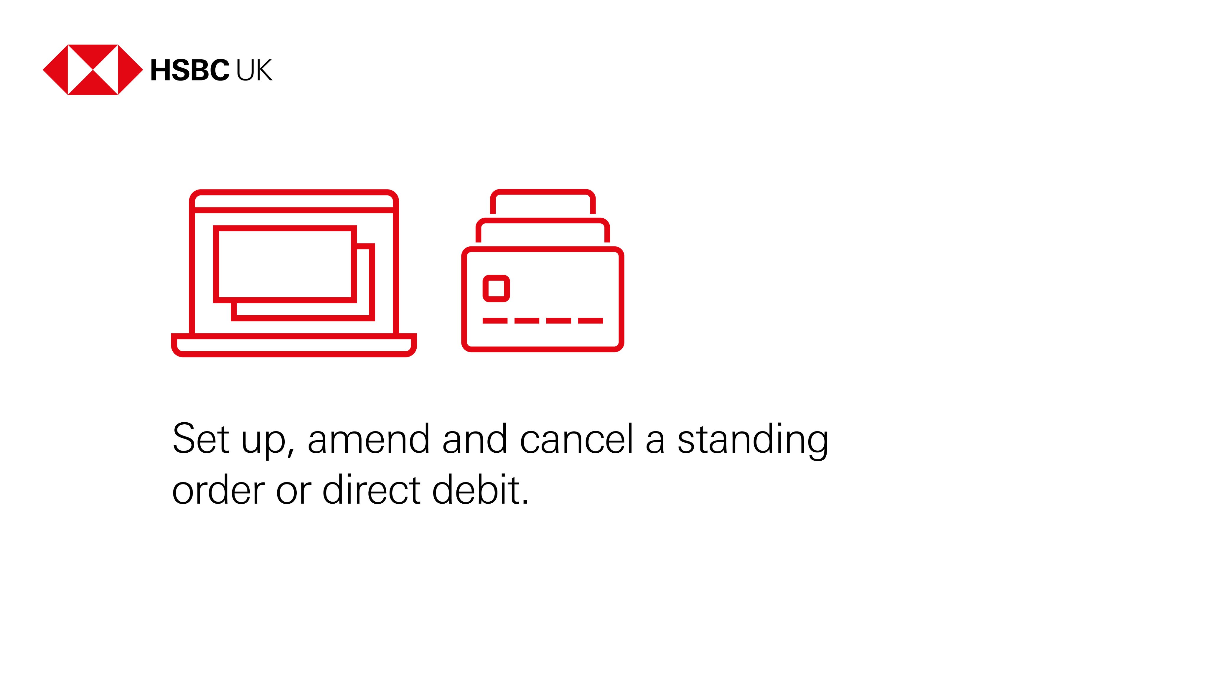 set up standing order hsbc