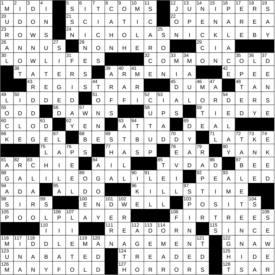 sex columnist savage nyt crossword