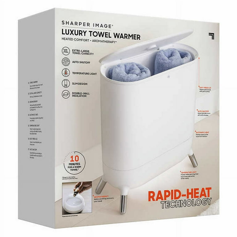 sharper image towel warmer