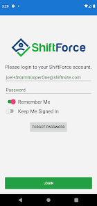 shiftnote login