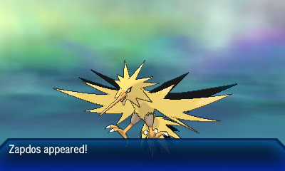 shiny zapdos ultra sun