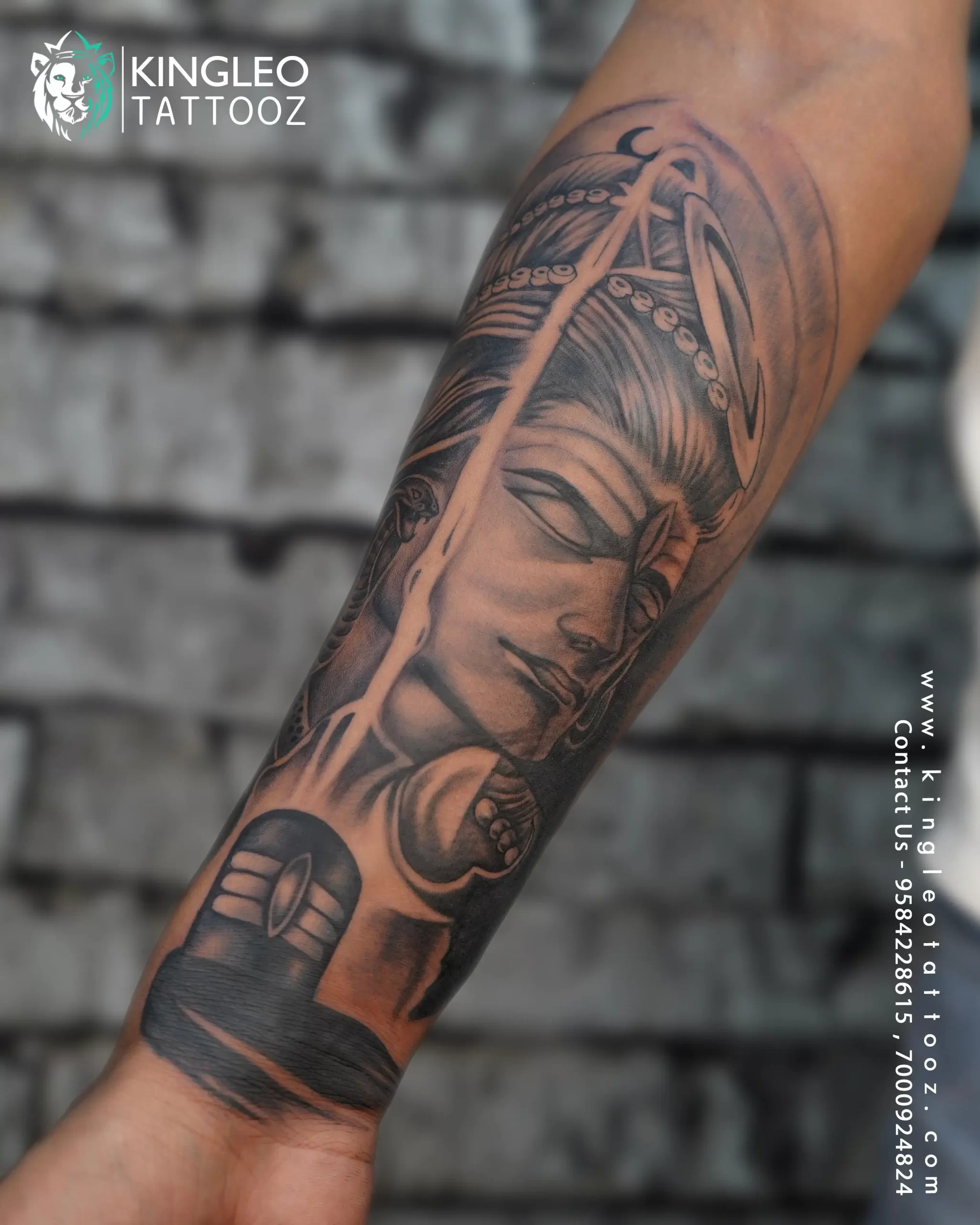 shiva tattoo arm