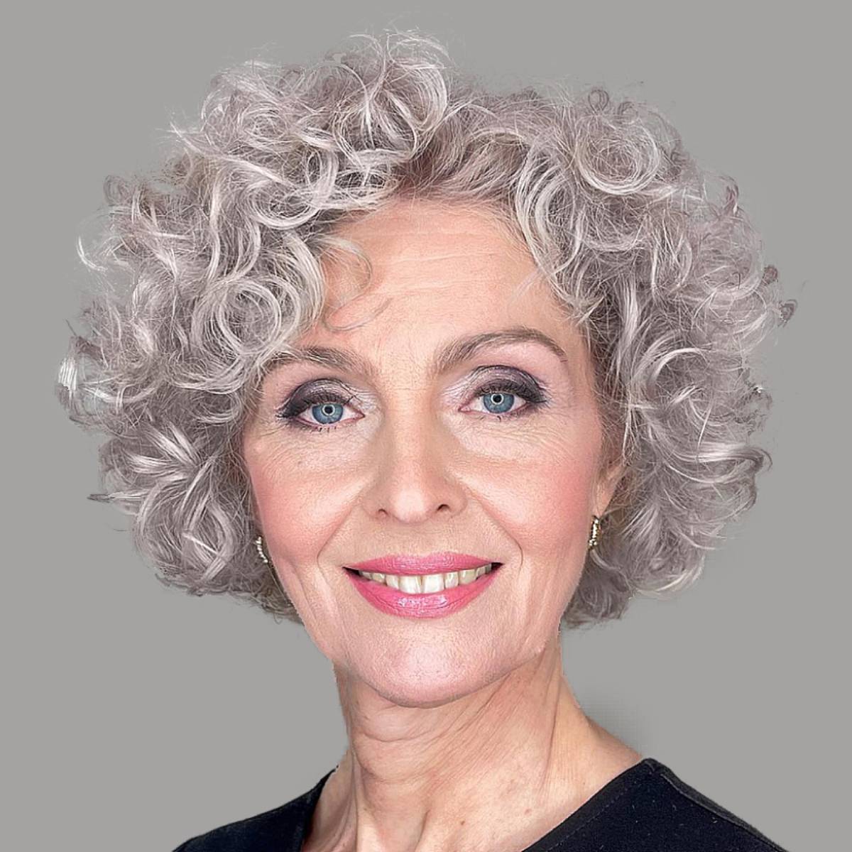short curly haircuts for over 50