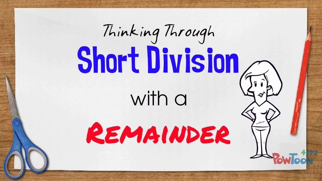 short division with remainders