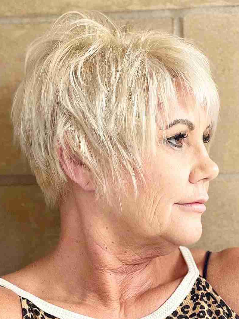 short haircuts for ladies over 50