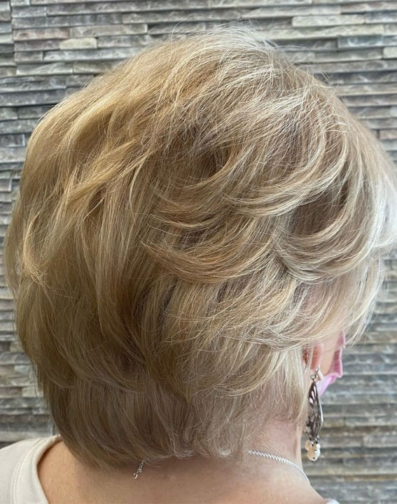 short layered hairstyles for over 50