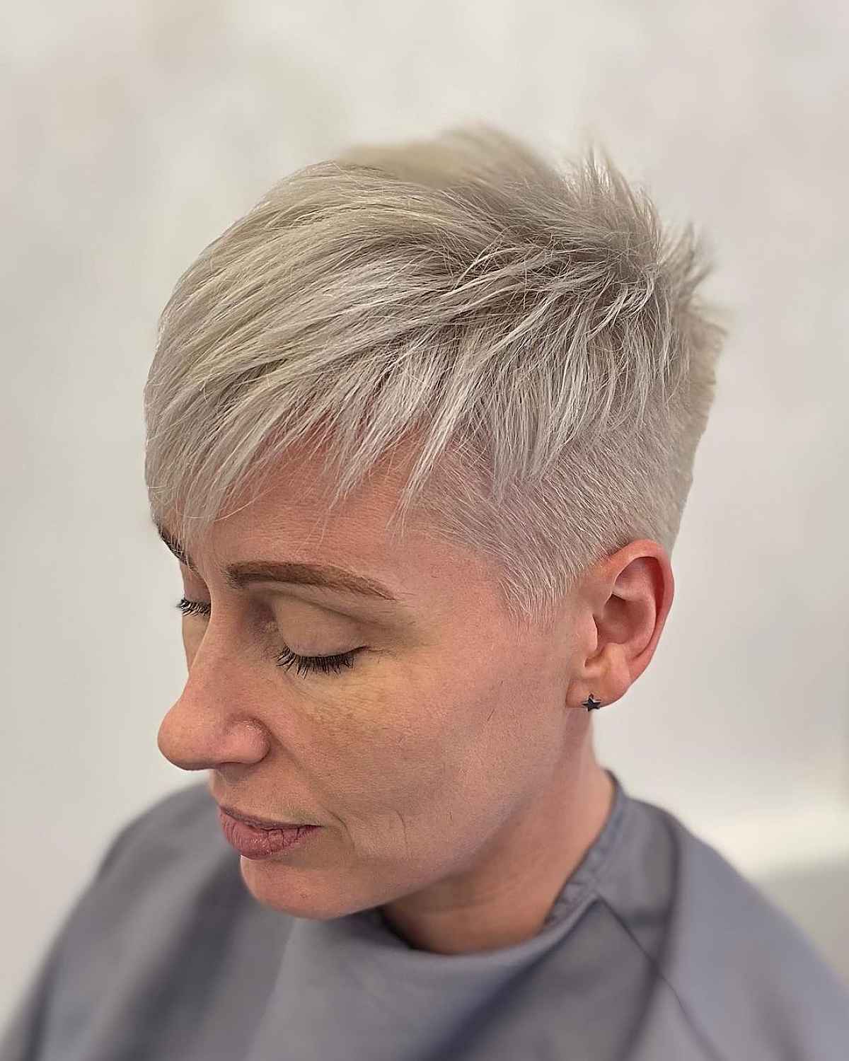 short pixie cut for fine hair