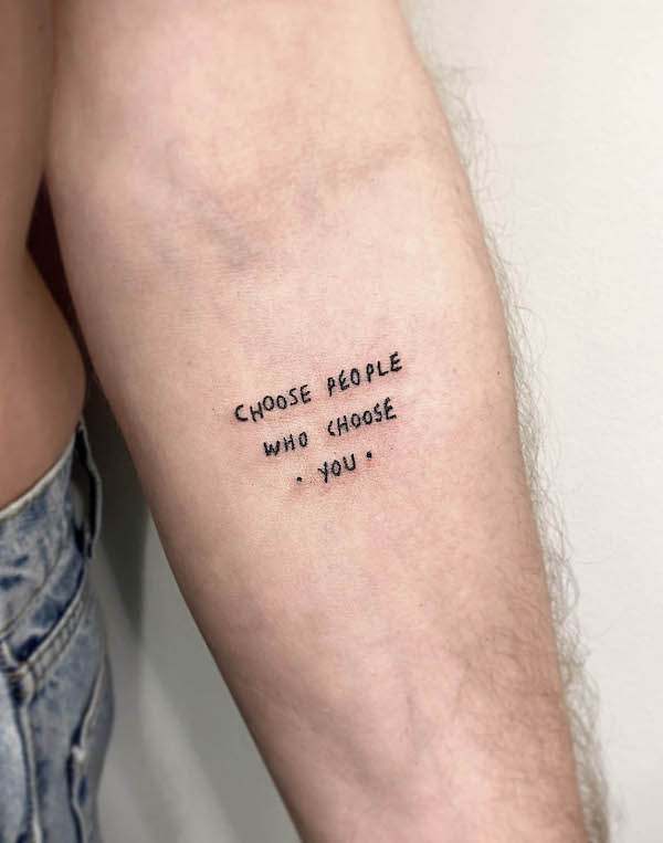 short saying tattoos