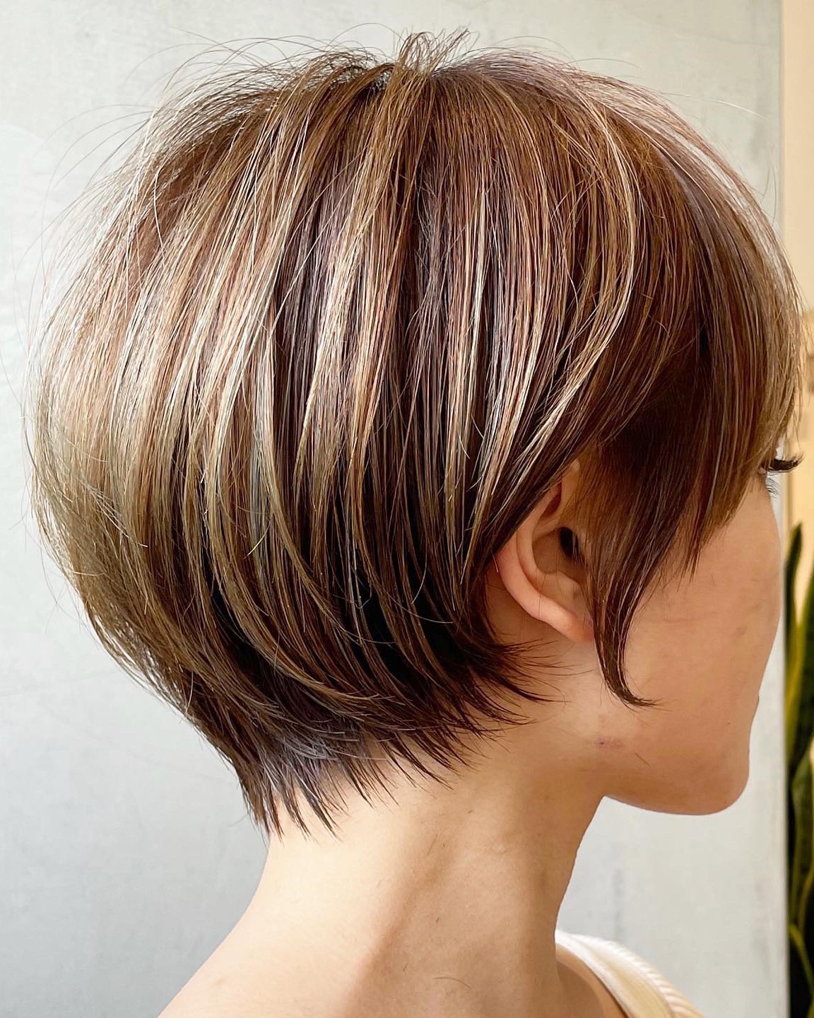 short thick hair bob