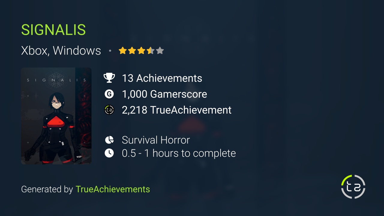 signalis achievements