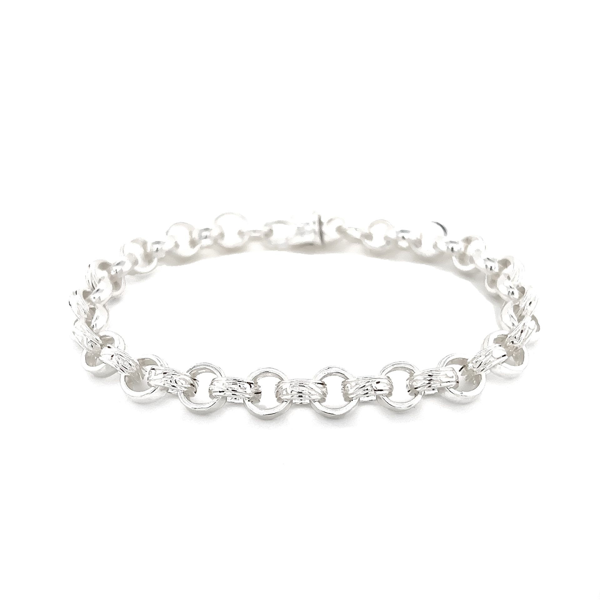 silver belcher bracelet womens