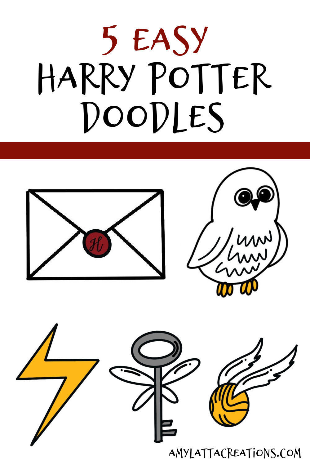 simple harry potter drawings easy