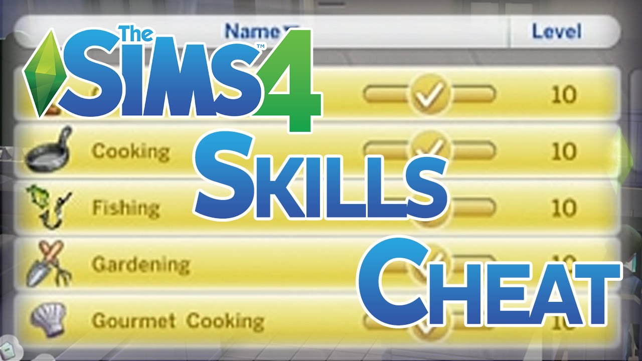 sims 4 pc skills cheat