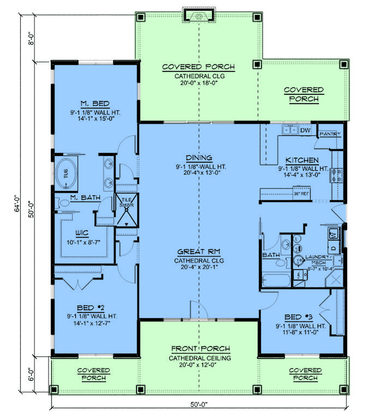 single level floor plans