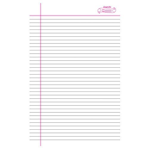 single line long notebook