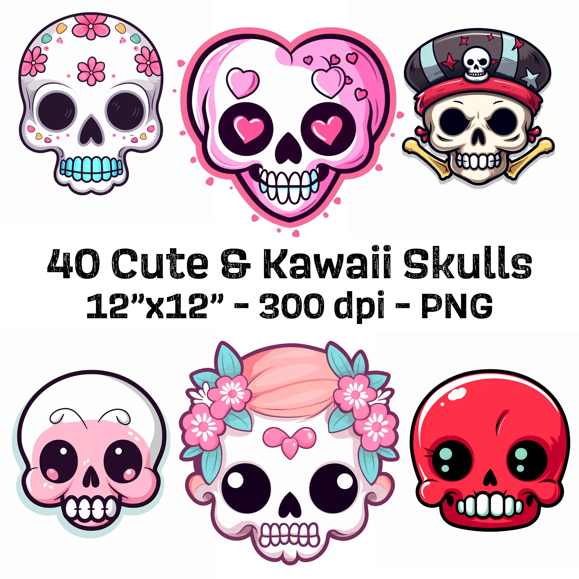 skull kawaii