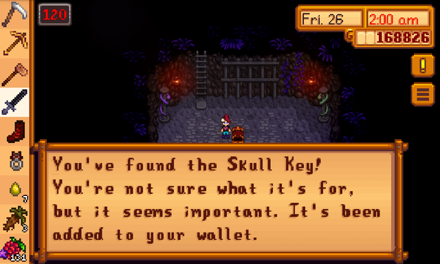 skull key stardew valley