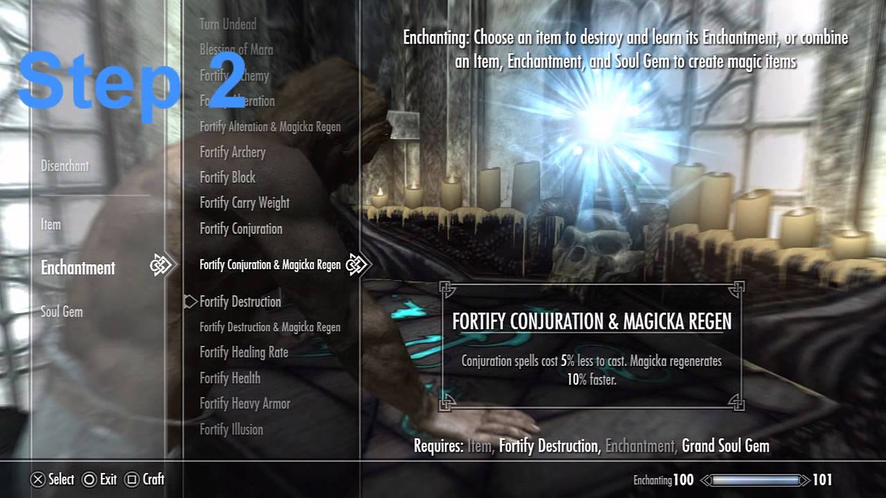 skyrim fortify magicka