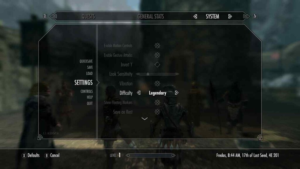 skyrim hardest difficulty