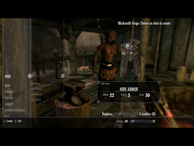 skyrim hide helmet