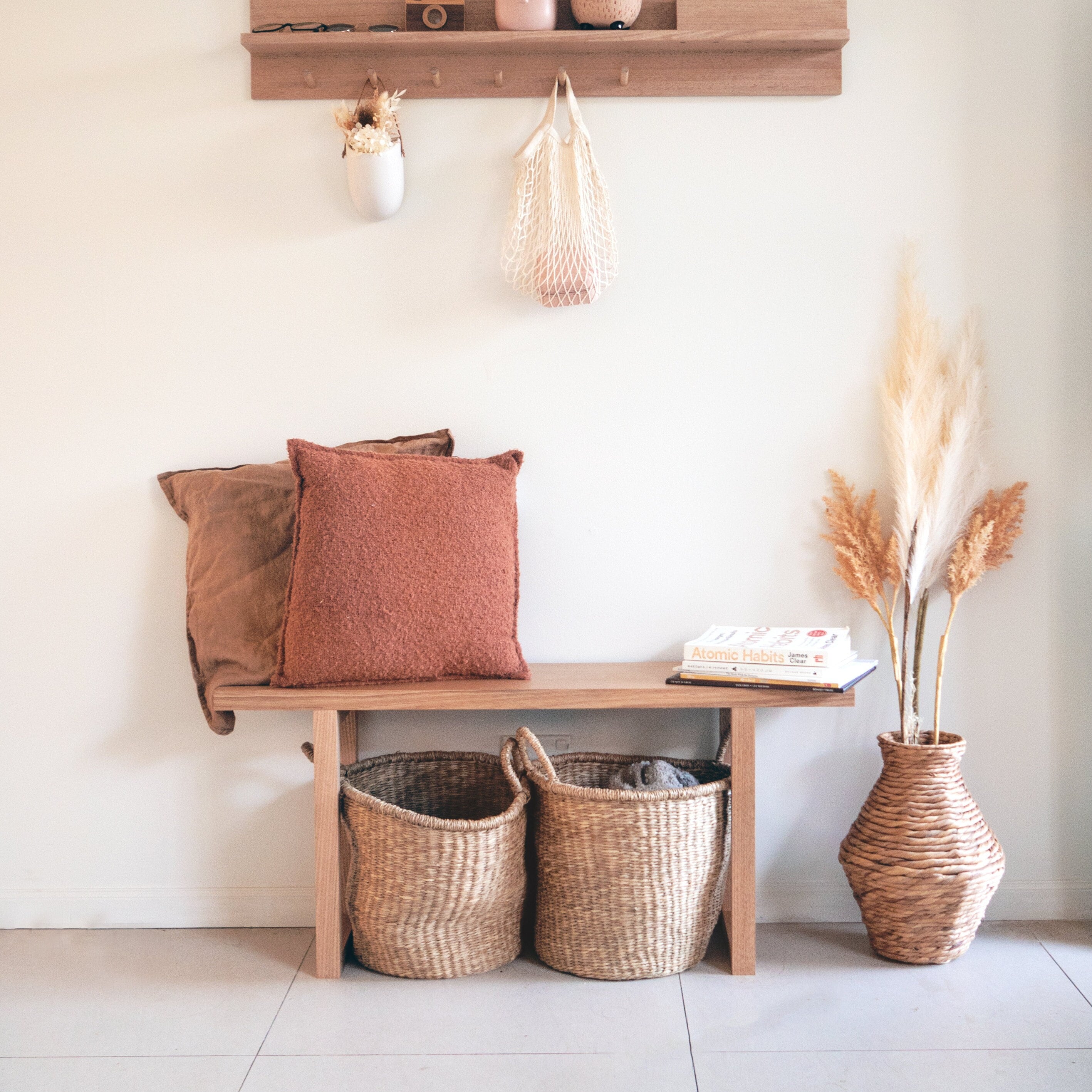 small benches for entryway