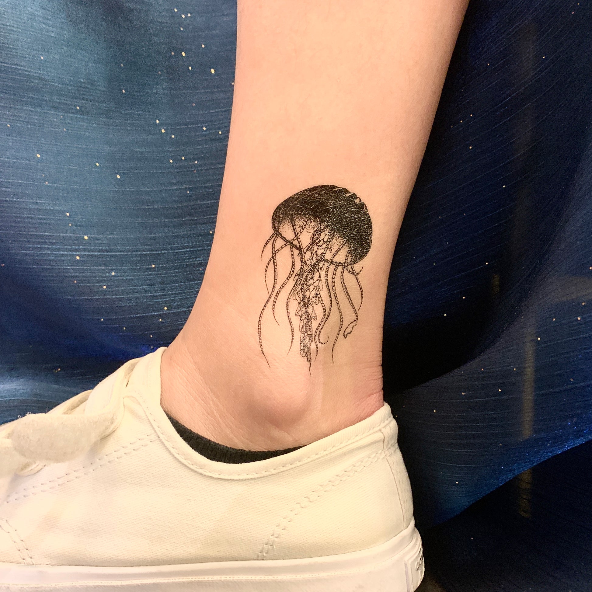 small jellyfish tattoo