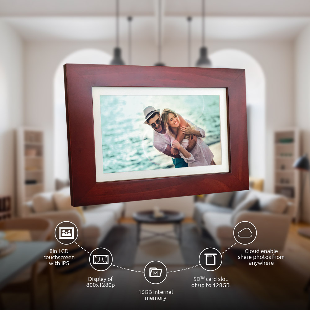 smart wi-fi photo frame